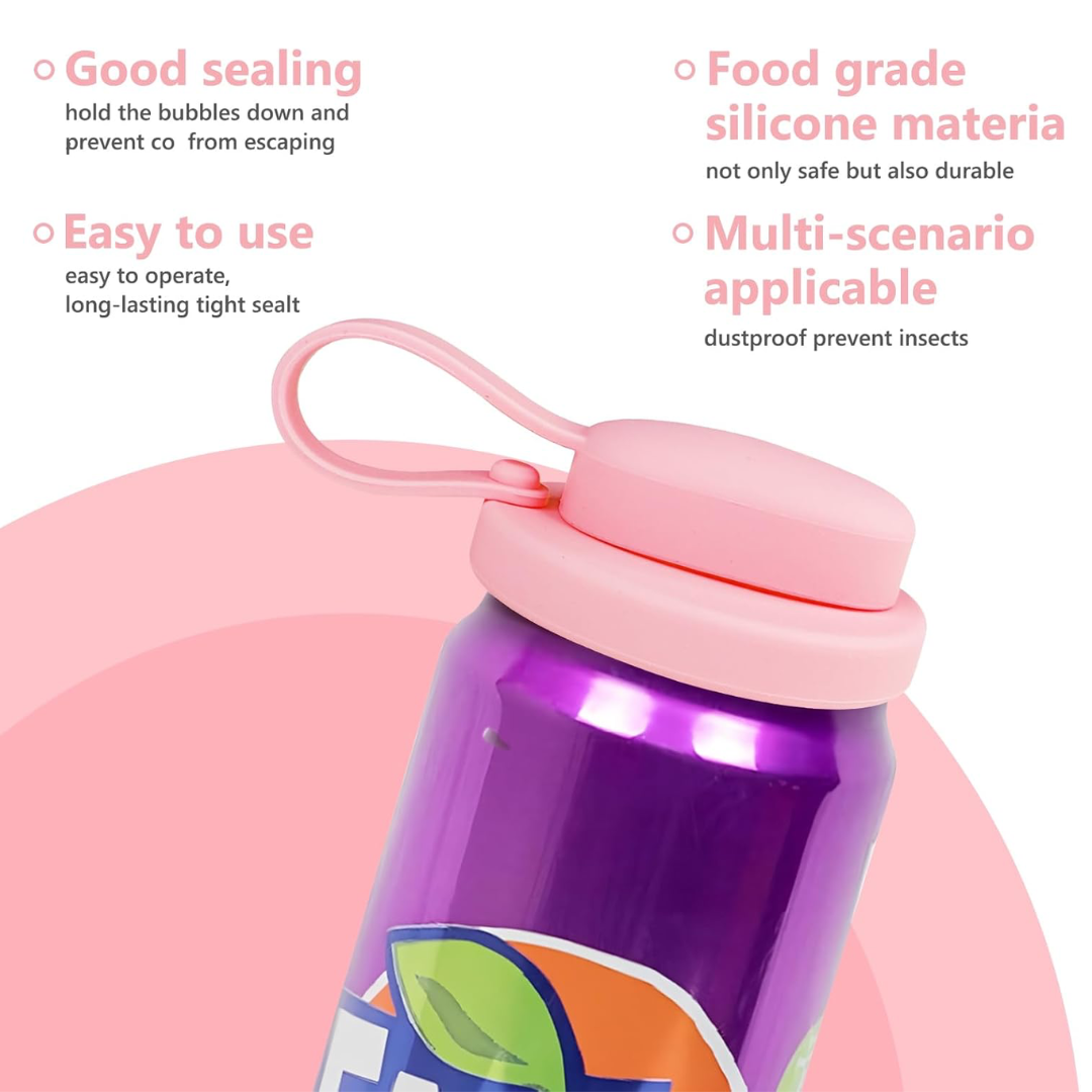 Soda Can Lids with Straw